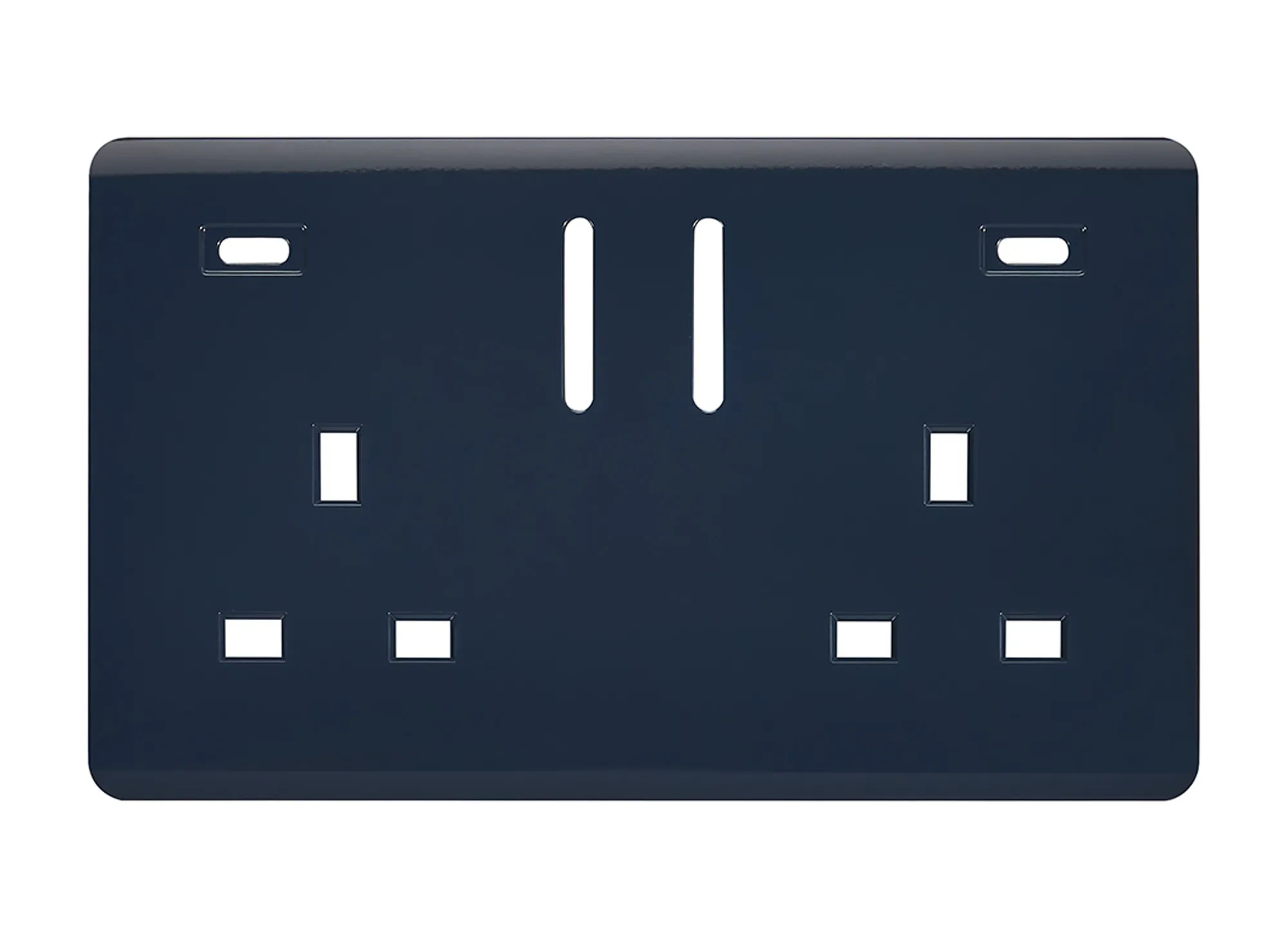 Navy Spare Plate Wiring Accessories Trendi Decorative Screwless